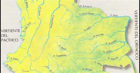 Los Principales Ríos De Colombia ¡con Mapa Y Esquemas Mapa De