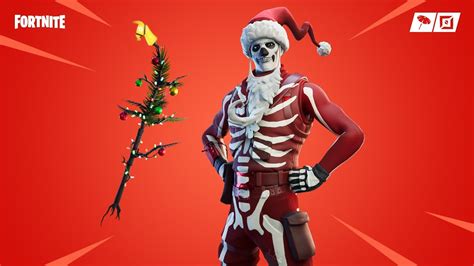 New Santa Skull Trooper And Christmas Tree Pickaxe Item Shop 1214 Youtube