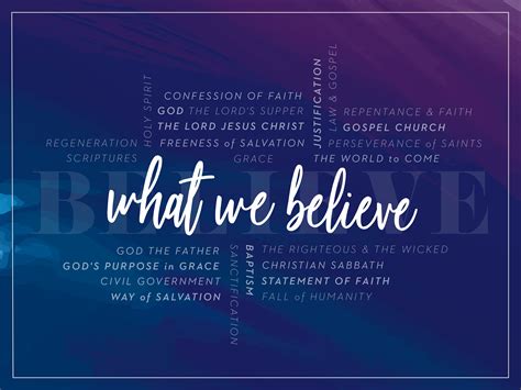 What We Believe — Sermons — Ruggles Baptist Church