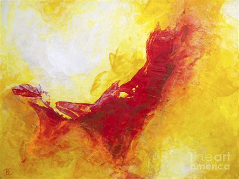 ✓ free for commercial use ✓ high quality images. Yellow Red Abstract Painting Sun Flares Painting by ...