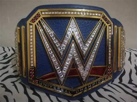 WWE Blue Universal Championship Commemorative Belt, Everything Else, Others on Carousell
