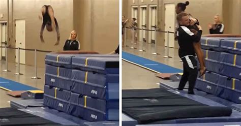 Coach Saves 9 Year Old Gymnast From Falling In Split Second Catch Faithpot