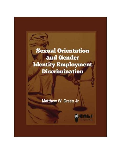 Sexual Orientation And Gender Identity Employment Discrimination 2017a