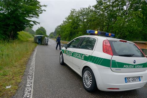 Travagliato Incidente Lungo La Strada Provinciale