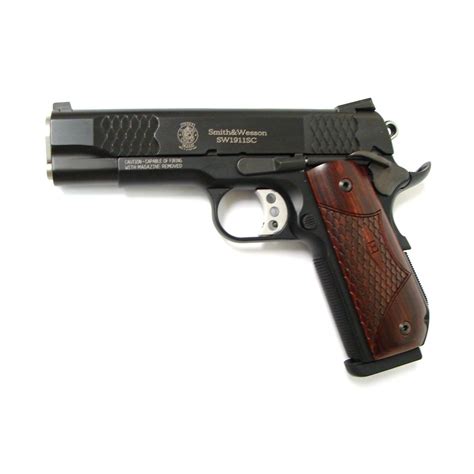 Smith And Wesson Sw1911sc 45 Acp Caliber Pistol E Series Model With