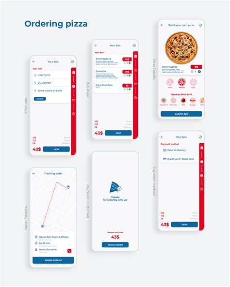 Mobile App Project for Domino’s Pizza on Behance