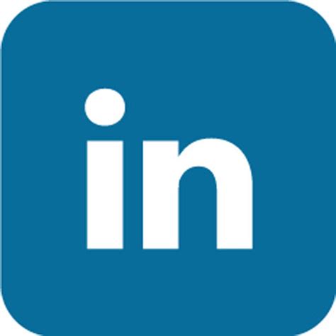 Social Media Icons Individual Rounded Square Linkedin Ebay