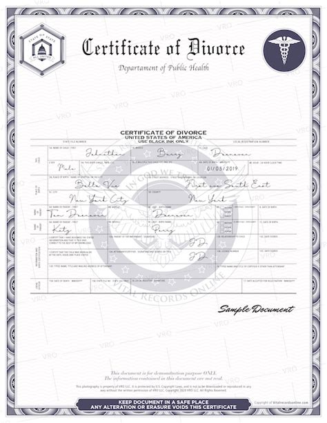 Official Divorce Certificate Request Your Divorce Records