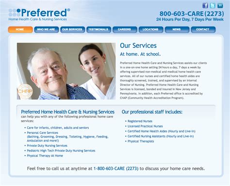 Our staff has more than. Preferred Home Health Care Review 2017 | ConsumerAffairs
