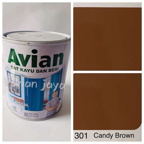 Cat Minyak Warna Coklat - Penggunaan warna yang menyolok untuk menarik