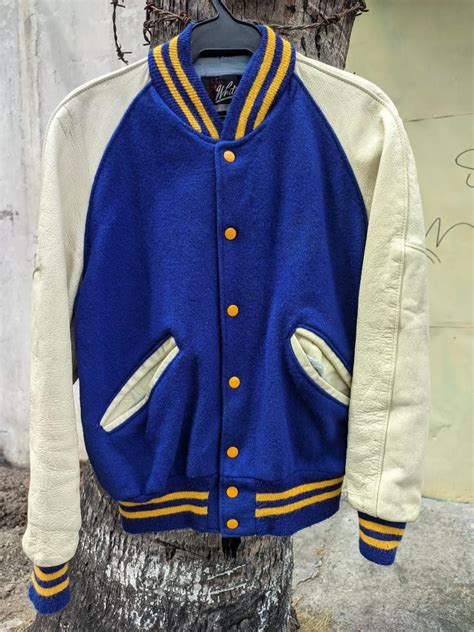 Vintage Whiting Letterman Varsity Jacket Mens Fashion Coats Jackets