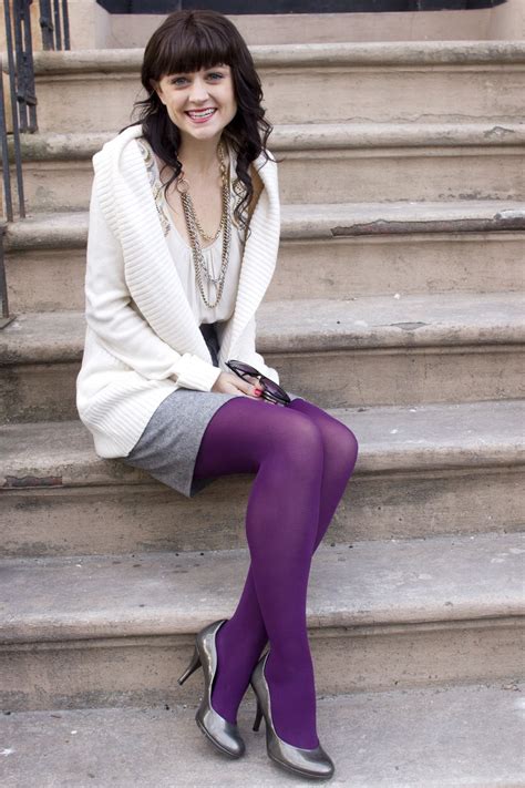 Dean Street Society Bow Ties And Bettys Purple Neutrals Necklace Silvershoes Purple Tights