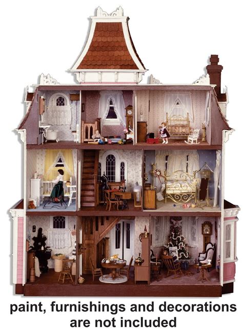 Beacon Hill Dollhouse Kit By Greenleaf Dollhouses Etsy