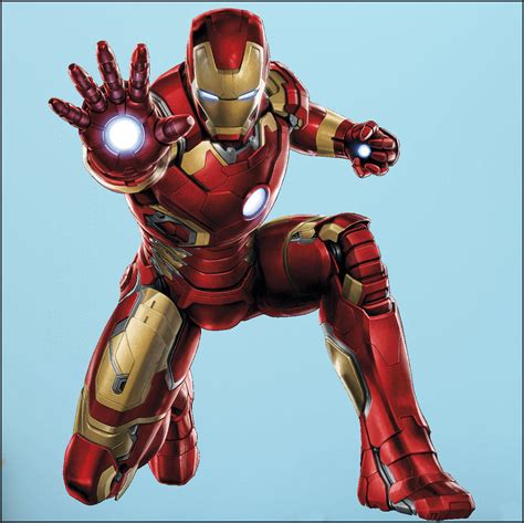 Large Iron Man Avengers Wall Sticker Mural Art 7 Sizes To Choose Xxl 1