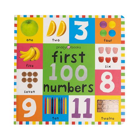 First 100 Numbers Board Book Za