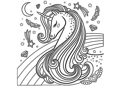 We have over 120 different and attractive unicorn pictures on our website. Beautiful Creature - high-quality free coloring from the ...