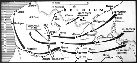 Fall of berlin historical atlas of europe 2 may 1945. Map of the Battle of France, May 14-24, 1940