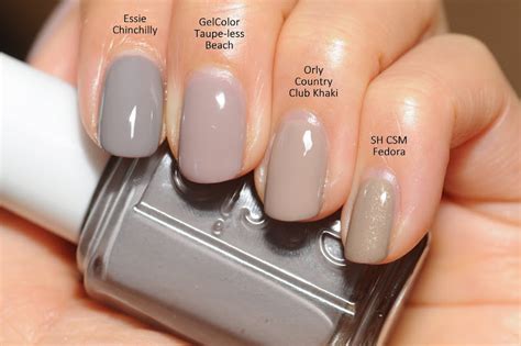 Spaz Squee OPI GelColor Taupe Less Beach And Comparison