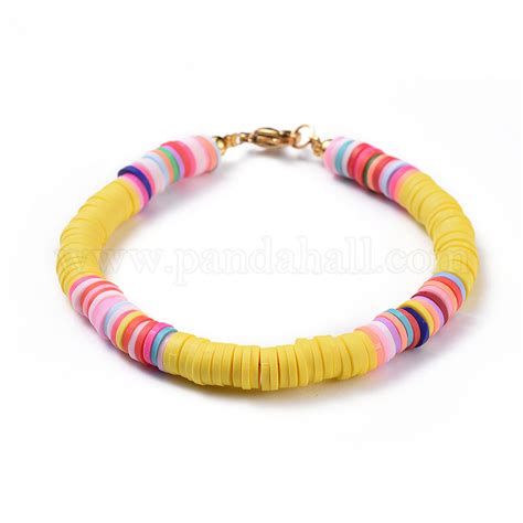 Wholesale Eco Friendly Handmade Polymer Clay Heishi Beads Bracelets