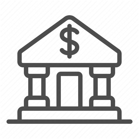 Building Bank Icon Download On Iconfinder On Iconfinder