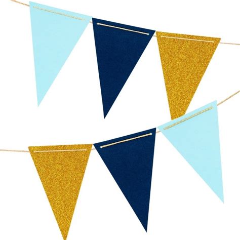 10 Feet Paper Pennant Party Decorations Triangle Flags