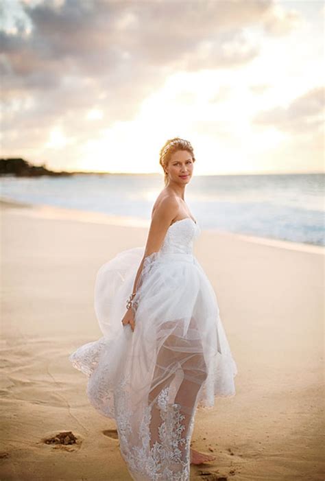 Picture Of A Chic Strapless Wedding Gown With A Sweetheart