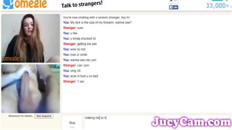 lovely omegle teen gets wet for huge cock porn videos