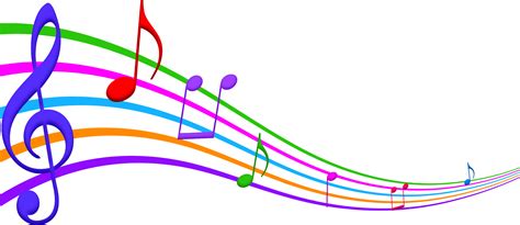 Colorful Music Notes Wallpaper Free Download On Clipartmag