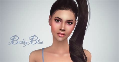 Sims 4 Ccs The Best Bailey Blue By Ms Blue