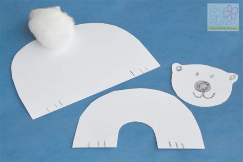 Polar Bear kids craft to celebrate International Polar Bear Day - Brie