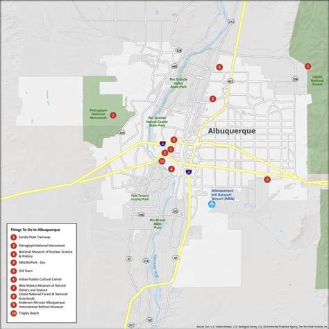 Albuquerque Map New Mexico Gis Geography
