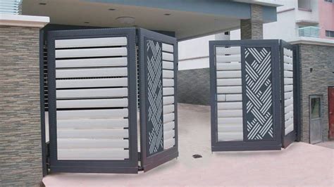 Today, we provide 5 designs of iron gate for modern villas with modern iron paints, all this iron gates painted by glided black paints with modern paints ideas. Modern Home Iron main entrance gate designs || Awesome ...