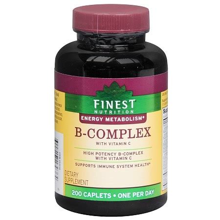 Check spelling or type a new query. Finest Nutrition B-Complex with Vitamin C, Caplets | Walgreens