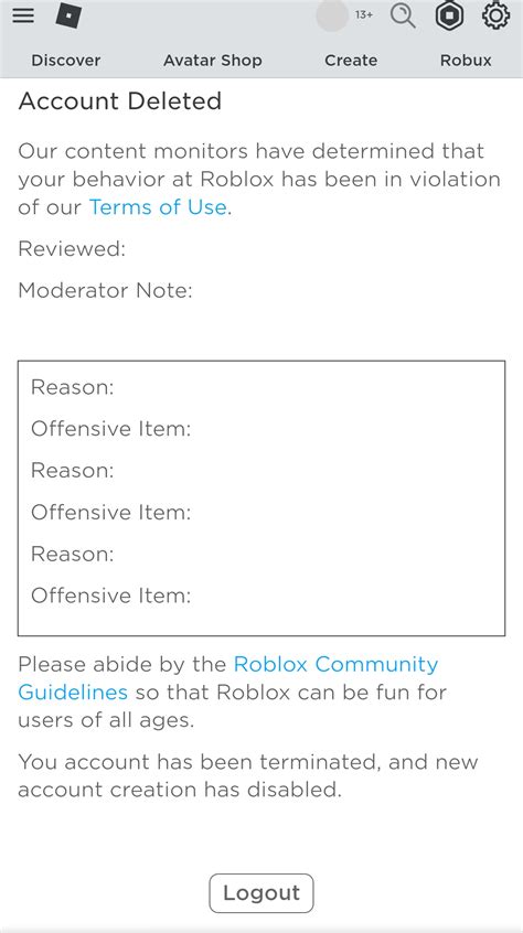 Poison Banned From Roblox Blank Template Imgflip
