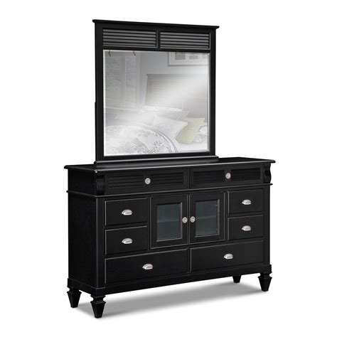 Don't miss out on amazing deals on black bedroom dressers. Charleston Bay Black Bedroom Dresser & Mirror - www ...