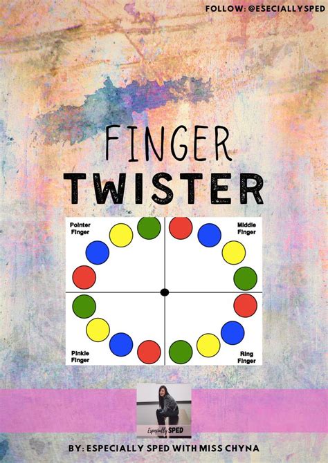 Finger Twister Finger Twister Twister Game Twister