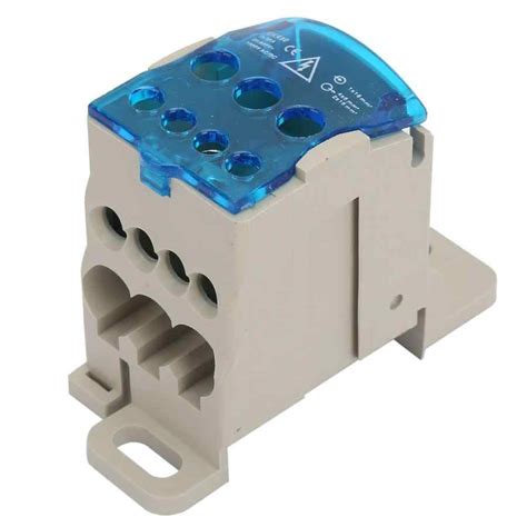 Ukk 80a Distribution Box Din Rail Terminal Block 1 In Many Out Power