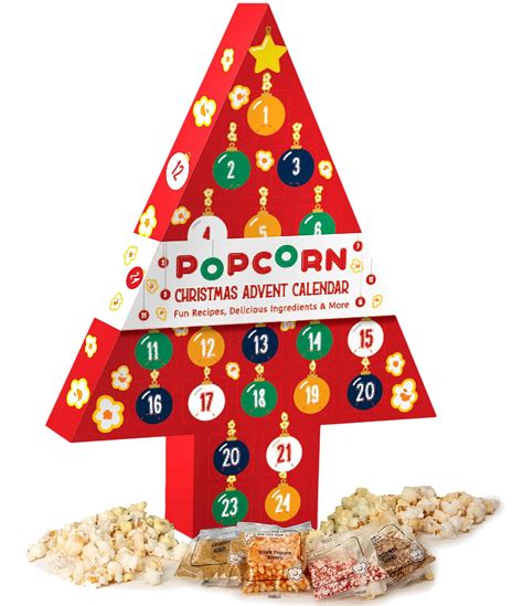 Wabash Valley Farms Red Tree Popcorn Christmas Countdown Advent