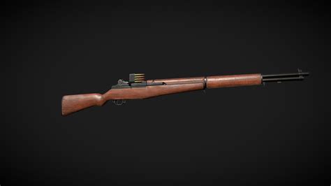 M1 Garand Rifle Download Free 3d Model By Jakub Nedza Biddha