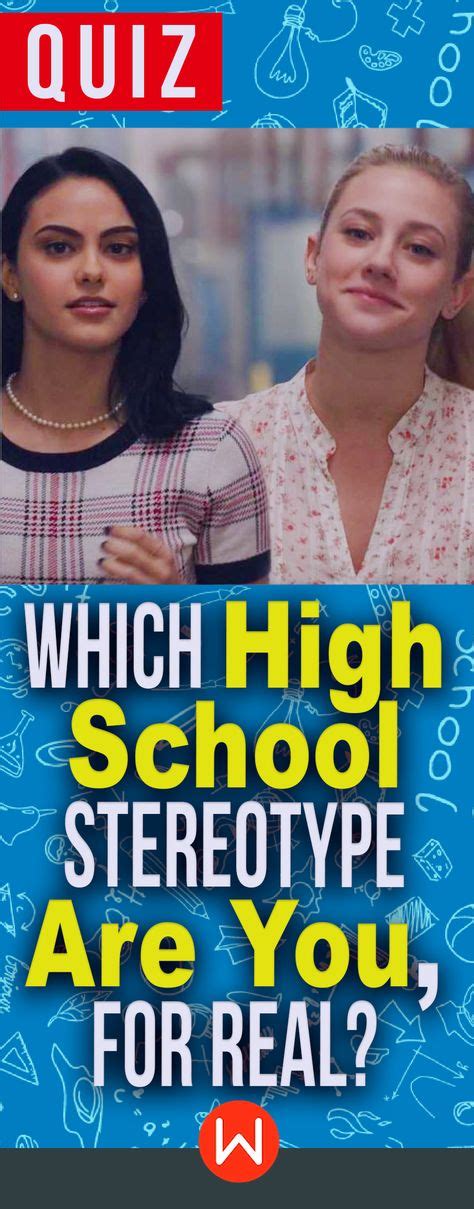 Quiz Which High School Stereotype Are You For Real High School