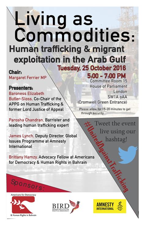 Event Living As Commodities Human Trafficking And Migrant Exploitation
