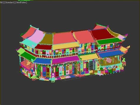 Ancient Buildings Chinese Ancient Architecture 3d Model Cgtrader