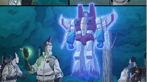 new idw transformers x ghostbusters sneak peek egon meets starscream s ghost transformers