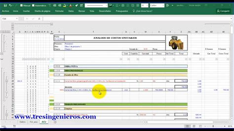 Costos Y Presupuestos En Excel Sample Excel Templates