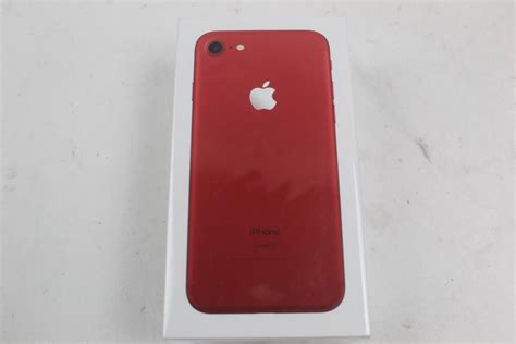 Apple Iphone 7 Red 128gb Model A1660 Brand New Property Room