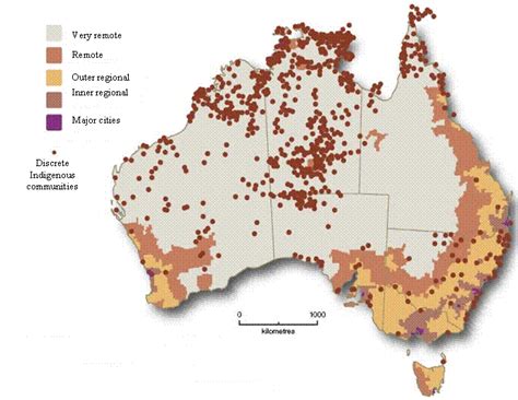 Aboriginal Australia Population Map