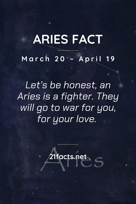 Amazing Aries Aries Love Fun Facts Facts
