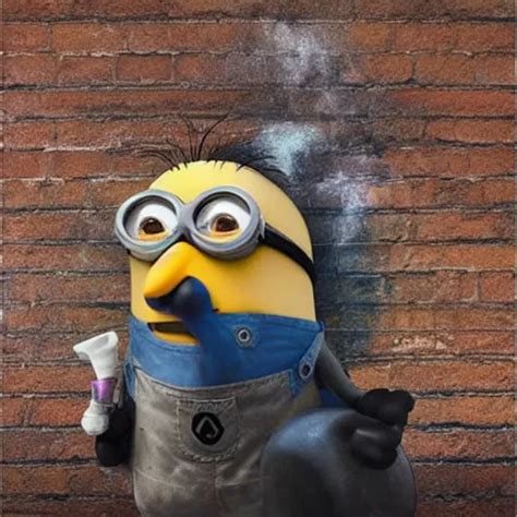 A Minion Smoking From A Crack Pipe Gottfried Stable Diffusion Openart