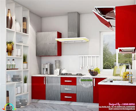 Kitchen Interior Works At Trivandrum Kerala Home Design And Floor Plans