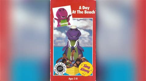 Barney A Day At The Beach 1989 1992 Vhs Youtube
